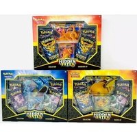 ALL 3 BOXES Pokemon SM Hidden Fates BOXES Charizard Gyarados Raichu GX BRAND NEW AND SEALED