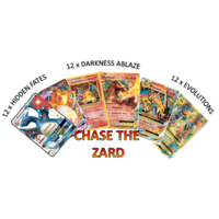 CHASE THE CHARIZARD LIVE OPENING ON FACEBOOK 12 Hidden Fates, 12 Burning Shadows, 12 Evolutions- KEEP ALL