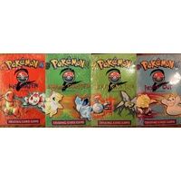 Pokemon WOTC ALL FOUR Base Set 2 Theme Decks STILL SEALED TCG