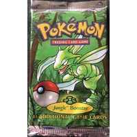 Pokemon WOTC Jungle Booster Pack Scyther Artwork STILL SEALED TCG