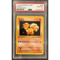 PSA 10 GEM MINT Base Set 1st Edition Vulpix 68/102 Pokemon Card