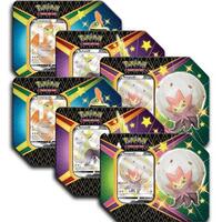 6x Pokemon Shining Fates Tins BRAND NEW AND SEALED - 36 Boosters in total
