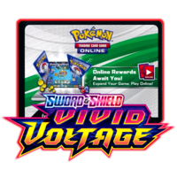 100 x Pokemon SWSH4 Vivid Voltage Code TCGO Cards TCG Codes