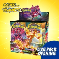 PRE ORDER LIVE OPENING 36 DARKNESS ABLAZE PACKS - YOU KEEP ALL BUT CODES