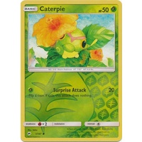 Caterpie 1/147 SM Burning Shadows Reverse Holo Common Pokemon Card NEAR MINT TCG