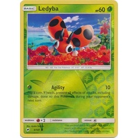 Ledyba 9/147 SM Burning Shadows Reverse Holo Common Pokemon Card NEAR MINT TCG