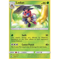 Ledian 10/147 SM Burning Shadows Rare Pokemon Card NEAR MINT TCG