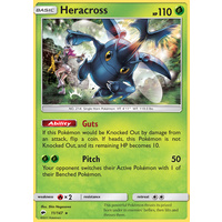Heracross 11/147 SM Burning Shadows Rare Pokemon Card NEAR MINT TCG