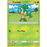 Pansage 12/147 SM Burning Shadows Common Pokemon Card NEAR MINT TCG