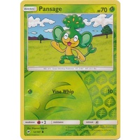 Pansage 12/147 SM Burning Shadows Reverse Holo Common Pokemon Card NEAR MINT TCG