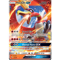 Ho-Oh GX 21/147 SM Burning Shadows Ultra Rare Holo Pokemon Card NEAR MINT TCG