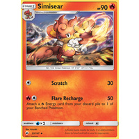 Simisear 23/147 SM Burning Shadows Uncommon Pokemon Card NEAR MINT TCG