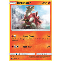 Turtonator 26/147 SM Burning Shadows Rare Pokemon Card NEAR MINT TCG