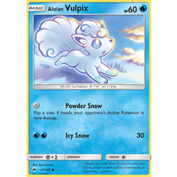 Alolan Vulpix 27/147 SM Burning Shadows Common Pokemon Card NEAR MINT TCG