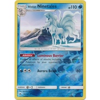 Alolan Ninetales 28/147 SM Burning Shadows Reverse Holo Rare Pokemon Card NEAR MINT TCG