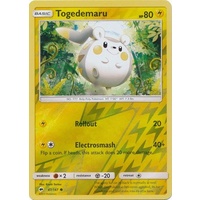 Togedemaru 47/147 SM Burning Shadows Reverse Holo Common Pokemon Card NEAR MINT TCG