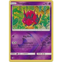 Venipede 56/147 SM Burning Shadows Reverse Holo Common Pokemon Card NEAR MINT TCG