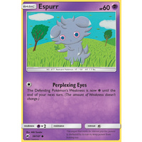 Espurr 59/147 SM Burning Shadows Common Pokemon Card NEAR MINT TCG
