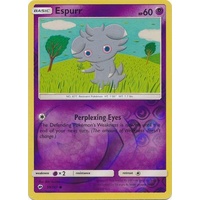 Espurr 59/147 SM Burning Shadows Reverse Holo Common Pokemon Card NEAR MINT TCG