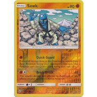 Sawk 72/147 SM Burning Shadows Reverse Holo Common Pokemon Card NEAR MINT TCG