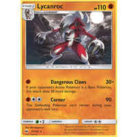 Lycanroc 75/147 SM Burning Shadows Rare Holo Pokemon Card NEAR MINT TCG