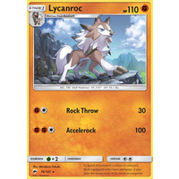 Lycanroc 76/147 SM Burning Shadows Rare Pokemon Card NEAR MINT TCG