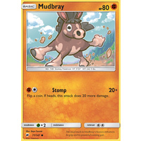 Mudbray 77/147 SM Burning Shadows Common Pokemon Card NEAR MINT TCG