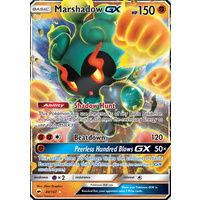 Marshadow GX 80/147 SM Burning Shadows Ultra Rare Holo Pokemon Card NEAR MINT TCG