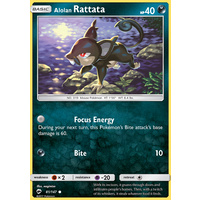 Alolan Rattata 81/147 SM Burning Shadows Common Pokemon Card NEAR MINT TCG