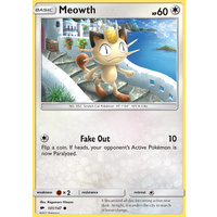 Meowth 101/147 SM Burning Shadows Common Pokemon Card NEAR MINT TCG