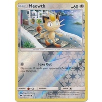 Meowth 101/147 SM Burning Shadows Reverse Holo Common Pokemon Card NEAR MINT TCG