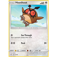 Hoothoot 106/147 SM Burning Shadows Common Pokemon Card NEAR MINT TCG