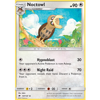 Noctowl 107/147 SM Burning Shadows Uncommon Pokemon Card NEAR MINT TCG
