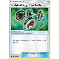 Bodybuilding Dumbbells 113/147 SM Burning Shadows Uncommon Trainer Pokemon Card NEAR MINT TCG