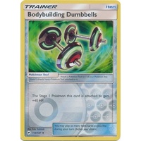 Bodybuilding Dumbbells 113/147 SM Burning Shadows Reverse Holo Uncommon Trainer Pokemon Card NEAR MINT TCG