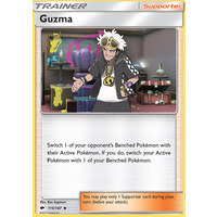 Guzma 115/147 SM Burning Shadows Uncommon Trainer Pokemon Card NEAR MINT TCG