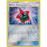 Rotom Dex Poke-Finder Mode 122/147 SM Burning Shadows Reverse Holo Uncommon Trainer Pokemon Card NEAR MINT TCG