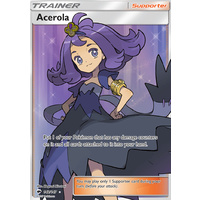 Acerola 142/147 SM Burning Shadows Ultra Rare Full Art Holo Pokemon Card NEAR MINT TCG