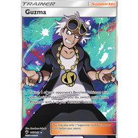 Guzma 143/147 SM Burning Shadows Ultra Rare Full Art Holo Pokemon Card NEAR MINT TCG