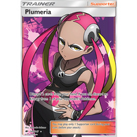 Plumeria 145/147 SM Burning Shadows Ultra Rare Full Art Holo Pokemon Card NEAR MINT TCG