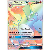 LIGHTLY PLAYED Charizard GX 150/147 SM Burning Shadows Hyper Rare Full Art Holo Pokemon Card TCG
