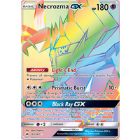 Necrozma GX 153/147 SM Burning Shadows Hyper Rare Full Art Holo Pokemon Card NEAR MINT TCG