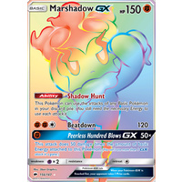 Marshadow GX 156/147 SM Burning Shadows Hyper Rare Full Art Holo Pokemon Card NEAR MINT TCG