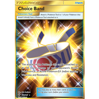 Choice Band 162/147 SM Burning Shadows Secret Rare Full Art Holo Pokemon Card NEAR MINT TCG