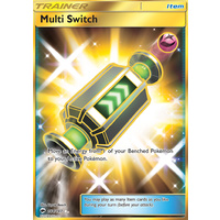 Multi Switch 164/147 SM Burning Shadows Secret Rare Full Art Holo Pokemon Card NEAR MINT TCG