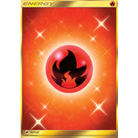 Fire Energy 167/147 SM Burning Shadows Secret Rare Full Art Holo Pokemon Card NEAR MINT TCG