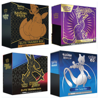 BUNDLE DEAL Violet + Shining Fates + crown Zenith + Pokémon go 4 Elite Trainer Boxes BRAND NEW AND SEALED