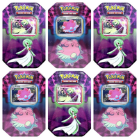 SEALED CASE BACK ISSUE TINS 2019 Q3 Blissey and a gardevoir Mighty Mysterious 6 Tins total BRAND NEW AND SEALED