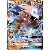 Lycanroc GX SM14 Black Star Promo Pokemon Card NEAR MINT TCG