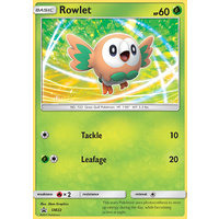 Rowlet SM22 Black Star Promo Pokemon Card NEAR MINT TCG
